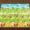 Colorful printing soft portable foldable beach mat children crawl mat