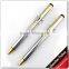 MT-01-Business Gifts Logo Pen, Heavy sliver white Metal Ballpen