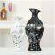 Cheap Factory Decal Black And White Japanese Porcelain Vase With Handle