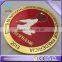 custom Cloisonn imitation synthetic hard enamel gold car pin badge