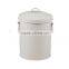 46L Warehouse Stackable Galvanized Steel metal storage boxes