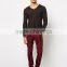 Man's regular fit V-neck 12 GG Sweater Bangladesh Factory