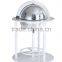 14.2"/360mm Diam Disco wine glass display cabinet/wooden wine cabinet