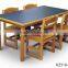 Classroom Furniture Double seat school desk and chairs