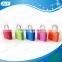 Mini brass diary lock the colours like the rainbow with ABS covered