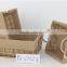 cute unique factory price gift food cotton hamper with cotton lining