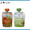 customized baby food packing spout bag for juice/water bag with spout