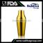 2016 NEW 600ml Deluxe Gold Plated French Cocktail Shaker