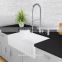 30 inch Rectangular Farmhouse Easy-clean seamless Matte Stone kitchen sinks