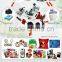 Sublimation 8 in 1 heat press machine for printing T-shirt shoes plate cap