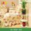 Three tiers flower Korean garden living room wooden ladder racks display