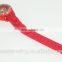 custom fancy girl quartz alloy case colorful silicone watch