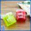 2016 Hot sell fashion school plastic double hole sharpener of hand for kids
