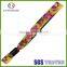 Wholesale Customize New Fashion Handmade Music Festival Fabric Wristband Bracelet Ticket Woven Autism Wristbands for Events