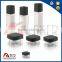Guangzhou square high quality bright blue cream plastic cosmetic Acrylic Bottle with sprayer for Women
