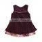 (H5106) purple 2-6y nova brand my liitle girl princess dress girls party new design dress