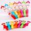 New Arrival 7 Colors Super Mini Wired Handheld Foldable Selfie Sticks Fashion Design Rainbow Series For iPhone 6 Plus Galaxy S6