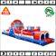 2016 new product giant outdoor adult inflatable obstacle course equipment with splash pool for sale
