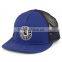 Top Selling Custom Embroidery Trucker Mesh Cap, 100% Cotton Half Mesh Trucker Cap Wholesale