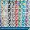 Anodized chain link curtain gives a colorful and tidy life