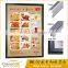 Acrylic material and customized shape led picture frame light box advertising