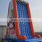 crazy large high inflatable water rock climbing wall with mountain for backyard