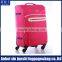 High Quality Best Soft Shell Folding Trolley Suitcase/ Polyester Polo Trolley Luggage