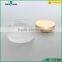 40ml frosted cosmetic glass jar with gold aluminum cap