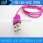 2014 New braided cable,3Ft/1M Fabric Braided Sync Cable Charger Cord for iPhone 6, 6plus