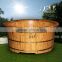 Wooden hot tub outdoor spa tub wooden pool with bath-set