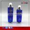 30ml 50ml 80ml 120ml Blue lotus leaf plastic cosmetic acrylic bottles with pump
