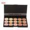 Professional Name Brand 15 Color Concealer Palette,Best Waterproof Makeup Concealer