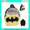 23*21*9cm batman backpack plush school bags 3D cattoon baby bags china wholesale                        
                                                                                Supplier's Choice