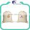 promotional 100% cotton drawstring bags with logo