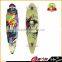 High quantity longboard wholesale Canadian maple heat transfer printing longboard skate