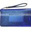 4000mah Solar Power Bank Genuine Leather Wallet Universal Real Leather Cell Phone Case