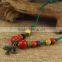 Ethnic style ceramic necklace long necklace for girls