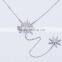 New design star hanging star pendant necklace