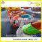 Colorful animals style kids water boat, electric bumper boat