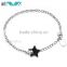 Stainless steel jewelry hope chain bracelet