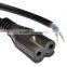 1.5m Power Cord C7 Figure 8 Fig of 8 Lead to Bare End Cable