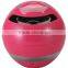 portable wireless Led light round music player mini ball speaker