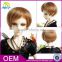 Guangzhou factory cheap best brown short bob doll hair wig 2015