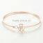 Latest Design Daily Wear Bangle Simple Gold Bangle Bracelet Clover Designs PB001A