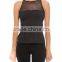 Custom Logo Women Fitness Sports Mesh Block Tank Top