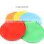 Online sale Pet Dog Toys Silicone Frisbbe Wholesale Harmless Silicon Frisbee