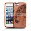 Wood bamboo cover custom cell phone case for iphone 6s case.