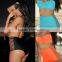 Swimsuit Swimwear Vintage Push Up Bandeau HIGH WAISTED Bikini Set