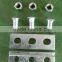 Suspension clamp with 3 bolts / Electric galvanized steel cable clamp