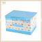 Factory price PE coating non-woven storage box with handle